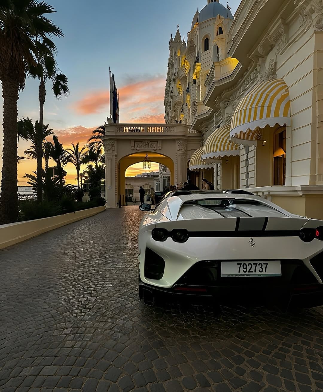 Cinematic photo of a couple on a beach at sunset